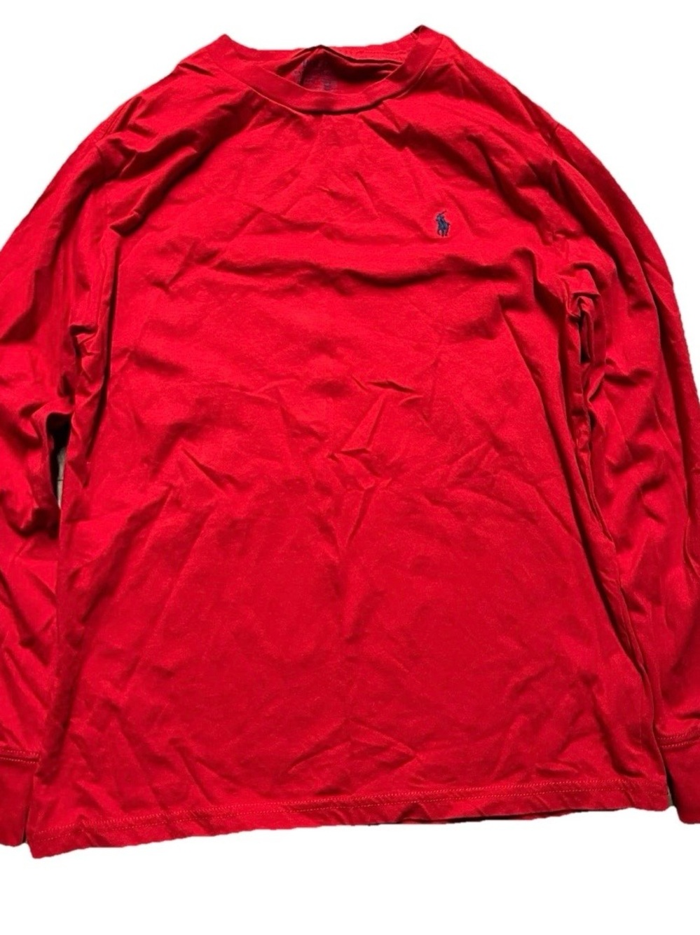 Polo Ralph Lauren Red Long Sleeve Shirt Size Large (14/16)